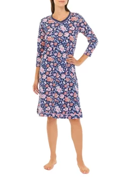 Top 10 ⌛ Kim Rogers® 3/4 Sleeve Sleep 👕 Shirt 😉 -Kim Rogers® Shop Belk 1004