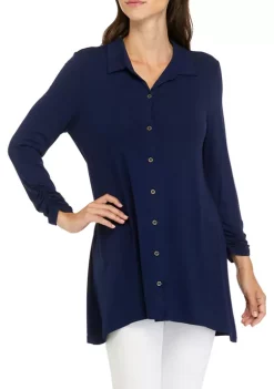 Discount ⭐ Kim Rogers® 👩 Women's 3/4 Sleeve Julianna Tunic 🥰 -Kim Rogers® Shop Belk 102