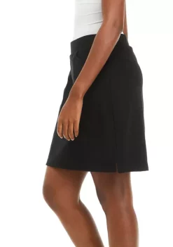 Budget 🎁 Kim Rogers® 👩 Women's Solid Knit Skort ✔️ -Kim Rogers® Shop Belk 1041