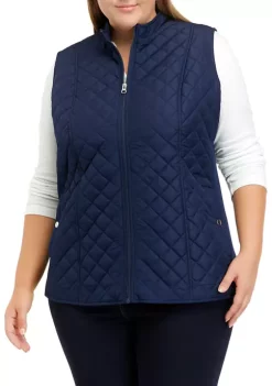 Top 10 ⭐ Kim Rogers® 👩 Women's Quilted Rib Vest 🔥 -Kim Rogers® Shop Belk 11