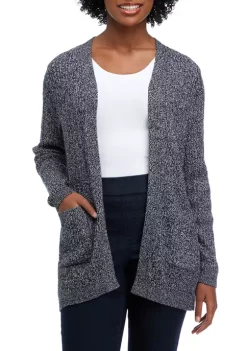 Best reviews of 💯 Kim Rogers® Petite Long Sleeve Cable Knit Cardigan 🤩