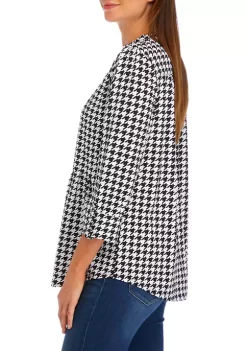Outlet 🥰 Kim Rogers® 👩 Women's 3/4 Sleeve Henley Top 🧨 -Kim Rogers® Shop Belk 1150