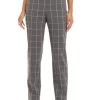 Best reviews of 💯 Kim Rogers® 👩 Women's Grid Print Average Length Pants 🎁 -Kim Rogers® Shop Belk 1157