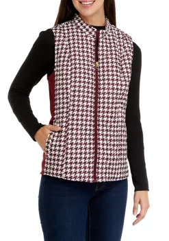 Wholesale 🧨 Kim Rogers® 👩 Women's Quilted Printed Ribbed Vest 🎁 -Kim Rogers® Shop Belk 117