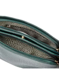 Wholesale 🛒 Kim Rogers® Croco Crossbody 🧨 -Kim Rogers® Shop Belk 1280