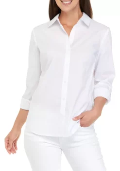 Wholesale 😀 Kim Rogers® 👩 Women's Roll Tab Knit to Fit Top 🥰