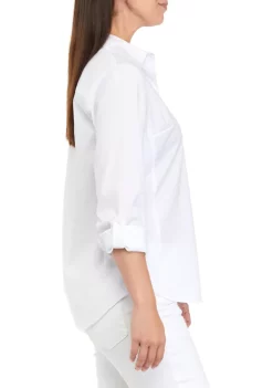 Wholesale 😀 Kim Rogers® 👩 Women's Roll Tab Knit to Fit Top 🥰 -Kim Rogers® Shop Belk 1314