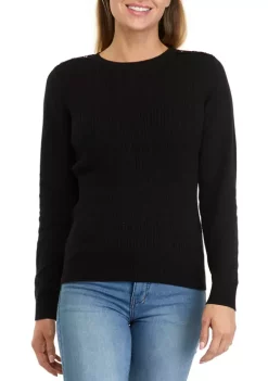 Brand new ⭐ Kim Rogers® Petite Long Sleeve Cable Knit Crew Neck Sweater ⌛ -Kim Rogers® Shop Belk 150