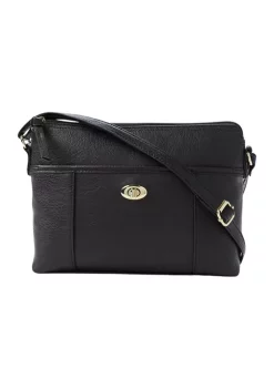 Top 10 🎁 Kim Rogers® Top Zipper Crossbody with Front Turnlock on Pocket 😍