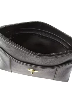 Top 10 🎁 Kim Rogers® Top Zipper Crossbody with Front Turnlock on Pocket 😍 -Kim Rogers® Shop Belk 1524