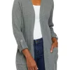 Hot Sale 🔥 Kim Rogers® 👩 Women's Long Sleeve Button Trim Cardigan ✨ -Kim Rogers® Shop Belk 1528