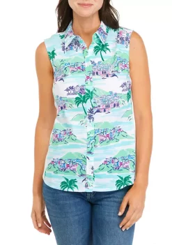 Flash Sale 😍 Kim Rogers® 👩 Women's Sleeveless Knit to Fit 👚 Shirt 🤩 -Kim Rogers® Shop Belk 1593