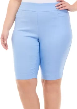 Cheapest ⌛ Kim Rogers® Plus Size Millennium Bermuda Shorts 😉