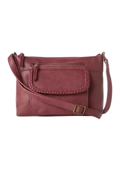 Best Sale ⌛ Kim Rogers® Arcadia Braid Flap Crossbody Bag 💯 -Kim Rogers® Shop Belk 1762