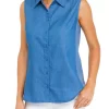 Coupon 💯 Kim Rogers® 👩 Women's Sleeveless Knit to Fit Top 🎁 -Kim Rogers® Shop Belk 1805