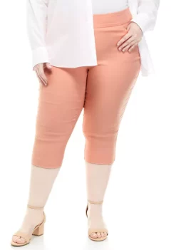 Wholesale 😍 Kim Rogers® Plus Size Solid Millennium Capris ❤️ -Kim Rogers® Shop Belk 1823