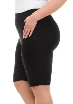 Flash Sale ⌛ Kim Rogers® Plus Size Cotton Elastic Bermuda Shorts 🎁 -Kim Rogers® Shop Belk 1896