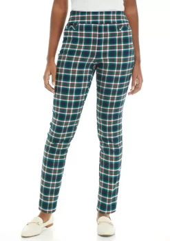 Best Sale ⭐ Kim Rogers® Petite Millennium Plaid Average Pants 😀 -Kim Rogers® Shop Belk 1921
