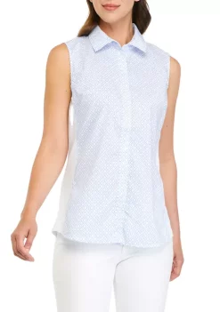 Outlet ❤️ Kim Rogers® Petite Sleeveless Knit to Fit 👕 Shirt 🔔 -Kim Rogers® Shop Belk 1936