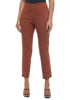 Wholesale 🎁 Kim Rogers® Petite Millennium Leopard Print Average Pants 🌟
