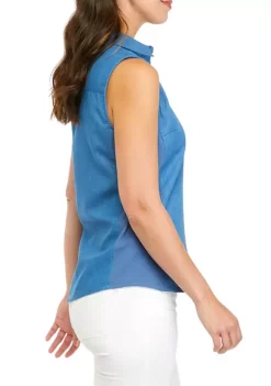Top 10 🔔 Kim Rogers® Petite Sleeveless Knit to Fit 👕 Shirt ✔️ -Kim Rogers® Shop Belk 2051