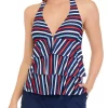 Best deal 🧨 Kim Rogers® Triple Ruffle Halter Tankini Swim Top ✨ -Kim Rogers® Shop Belk 2073