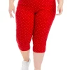 Budget 😀 Kim Rogers® Plus Size Polka Dot Capri Pants 🛒