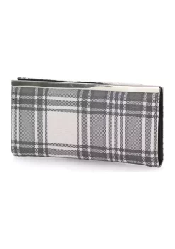Brand new ❤️ Kim Rogers® Heritage Plaid Slim Clutch ✔️ -Kim Rogers® Shop Belk 2193