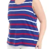 Top 10 🔔 Kim Rogers® Plus Size Americana Stripe Tank 😉 -Kim Rogers® Shop Belk 2215