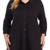 Best deal 👏 Kim Rogers® Plus Size 3/4 Roll Tab Button Down Top 👏