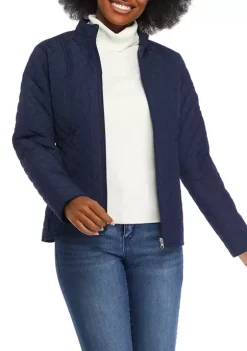 Outlet 🤩 Kim Rogers® 👩 Women's Everyday Quilted Puffer Jacket ✨ -Kim Rogers® Shop Belk 2308