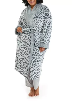 Top 10 ⌛ Kim Rogers® Plus Size Embossed Leopard Robe 👍 -Kim Rogers® Shop Belk 2341