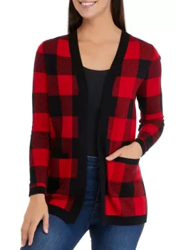 Budget 💯 Kim Rogers® Petite Long Sleeve Jacquard Cardigan 👏 -Kim Rogers® Shop Belk 2378