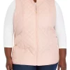 Cheap 😉 Kim Rogers® Plus Size Quilted Rib Vest 🔥