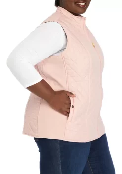 Cheap 😉 Kim Rogers® Plus Size Quilted Rib Vest 🔥 -Kim Rogers® Shop Belk 2391