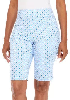 Outlet 🛒 Kim Rogers® 👩 Women's Pull On Millennium Bermuda Shorts 😀 -Kim Rogers® Shop Belk 2431
