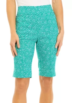 Outlet 🛒 Kim Rogers® 👩 Women's Pull On Millennium Bermuda Shorts 😀 -Kim Rogers® Shop Belk 2432
