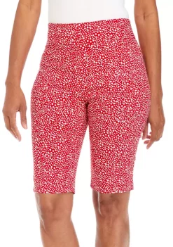 Outlet 🛒 Kim Rogers® 👩 Women's Pull On Millennium Bermuda Shorts 😀 -Kim Rogers® Shop Belk 2433