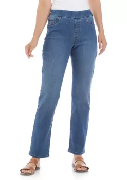 Top 10 😍 Kim Rogers® 👩 Women's Pull On Denim 👖 Jeans 😉