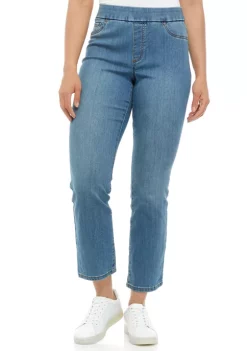 Buy 😀 Kim Rogers® 👩 Women's Pull On Denim 👖 Jeans - Short 🥰