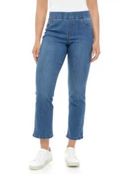 Buy 😀 Kim Rogers® 👩 Women's Pull On Denim 👖 Jeans - Short 🥰 -Kim Rogers® Shop Belk 2444