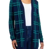 Outlet ✨ Kim Rogers® 👩 Women's Long Sleeve Jacquard Cardigan ❤️ -Kim Rogers® Shop Belk 2445