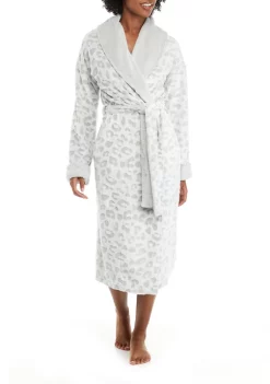 Deals 😀 Kim Rogers® 👩 Women's Embossed Leopard Robe ✨ -Kim Rogers® Shop Belk 254