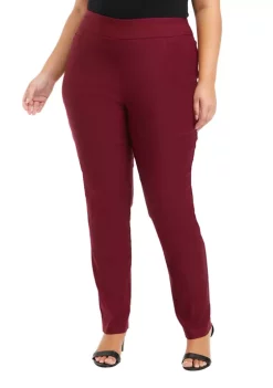 Cheap ❤️ Kim Rogers® Plus Size Solid Fashion Pants 🎁 -Kim Rogers® Shop Belk 365