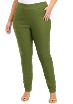 Cheap ❤️ Kim Rogers® Plus Size Solid Fashion Pants 🎁 -Kim Rogers® Shop Belk 366