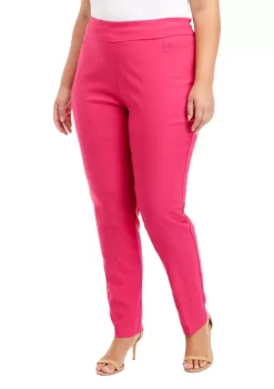 Cheap ❤️ Kim Rogers® Plus Size Solid Fashion Pants 🎁 -Kim Rogers® Shop Belk 369