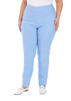 Cheap ❤️ Kim Rogers® Plus Size Solid Fashion Pants 🎁 -Kim Rogers® Shop Belk 372