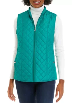 Top 10 ⭐ Kim Rogers® 👩 Women's Quilted Rib Vest 🔥 -Kim Rogers® Shop Belk 4