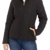 New 🧨 Kim Rogers® 👩 Women's Quilted Jacket with Collar ✔️ -Kim Rogers® Shop Belk 42