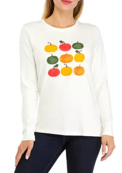 Cheap ⌛ Kim Rogers® 👩 Women's Long Sleeve Graphic T-Shirt ⌛